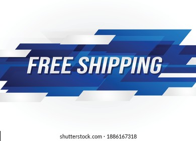 free shipping word concept vector illustration with modern futuristic  3d style for landing page template ui web mobile app poster banner flyer background gift card coupon label wallpaper facebook 