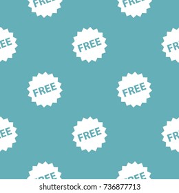 Free sign pattern seamless blue. Simple illustration of  vector pattern seamless geometric repeat background