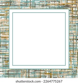 Free space for your text on a pattern of horizontal and vertical lines 