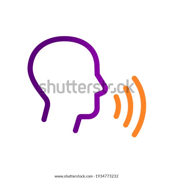 free\
speaking user language recognition technology\
icon
