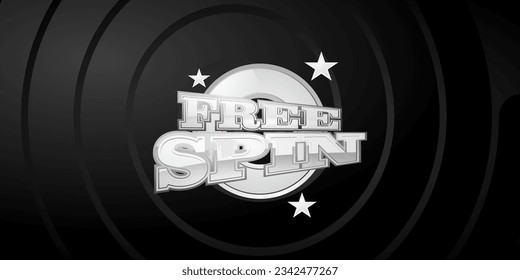 Free Spin Text Effect, Esport Game Winner Emblem