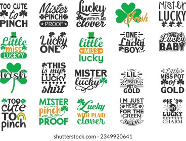 Free St patrick day Quotes SVG Bundle