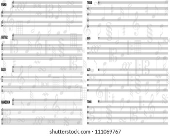 free staff paper background