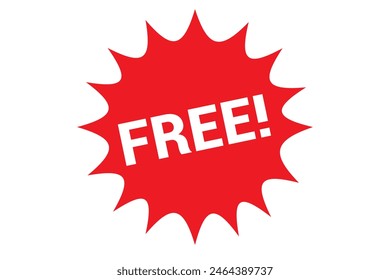 free stamp red ink sticker illustration