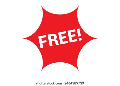 free stamp red ink sticker illustration