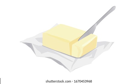 Free Stock Illustration | Butter