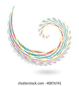 free style swirl design