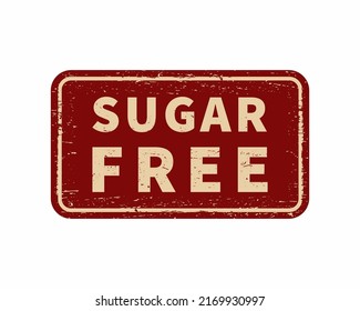 free sugar vintage rusty metal sign on a white background, Vintage poster template vector