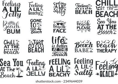 Free summer besch Quotes SVG Bundle003