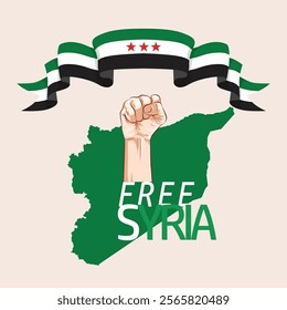 Free syria, Syrian revolution flag