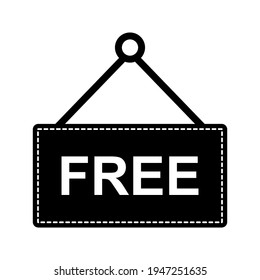 Free Tag icon. Designed for web and software interfaces. vector illustration
