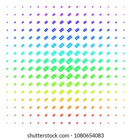 Free Tag icon spectrum halftone pattern. Vector free tag symbols organized into halftone grid with vertical spectrum gradient. Designed for backgrounds, covers and abstraction compositions.