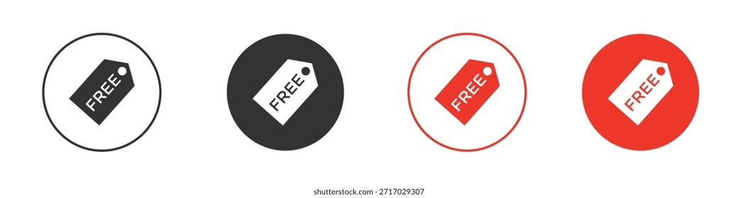 Free tag icon. web vector design