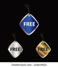 Free tag vector 