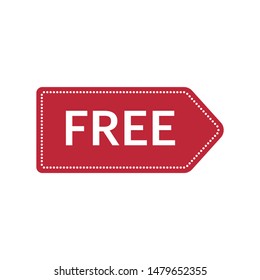 Free tag - Vector format