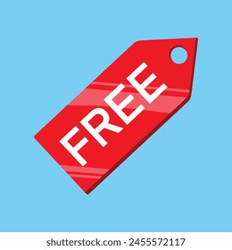 Free Tag Vector Illustration Marketing