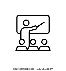 Free Teaching icon in vector. Illustration