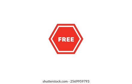 
Free text label tag design vector image for use.