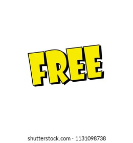 free text letter icon isolated sticker badge logo design elements vector illustration