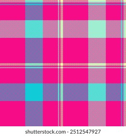 Free texture seamless background, valentines plaid vector tartan. Comfortable check textile pattern fabric in bright and mint colors.