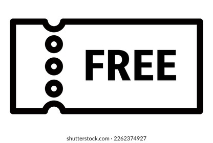 Billetes gratis e iconos de prueba gratuitos