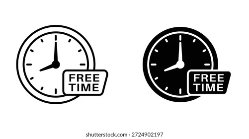 Freizeit Icon Grafikdesign. Vektorsymbol-Illustrationen