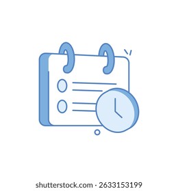 Free Timeline Icon vector stock illustration