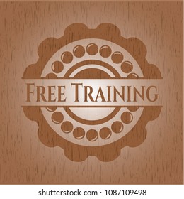  Free Training wood emblem. Vintage.