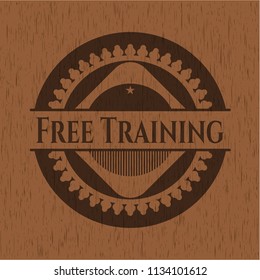 Free Training wood emblem. Vintage.