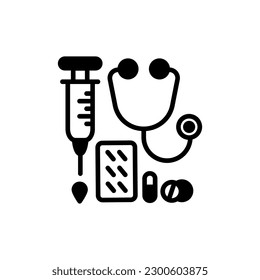 Free Treatment icon in vector. Illustration