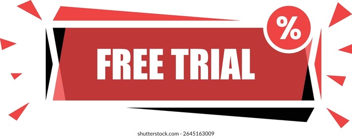Free trial button, can be used for website and application. website button, trial button