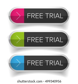 Free Trial Button Set