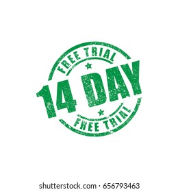 Free trial grunge stamp