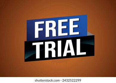 free trial poster banner graphic design icon logo sign symbol social media website coupon

