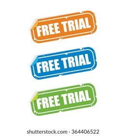 Free Trial Sticker Labels