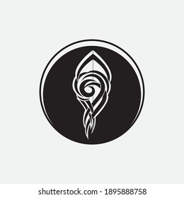 free tribal art vector illustration icon logo template