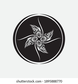 free tribal art vector illustration icon logo template