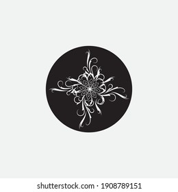 plantilla de logotipo de icono de ilustración de vectores de arte tribal libre