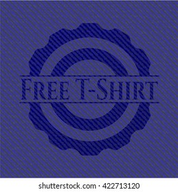 Free T-Shirt jean background