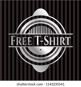 Free T-Shirt silvery emblem