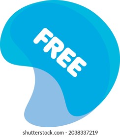 Free typography vector template design