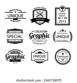 Pizza Labels Badges Set Stock Vector (Royalty Free) 151654034 ...