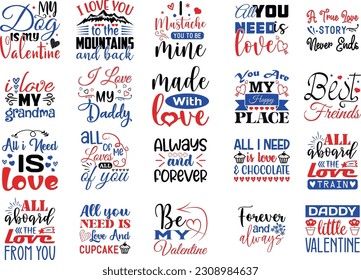 Free valentine Day SVG T-shirt Design For All  