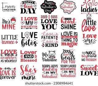 Free valentine Day SVG T-shirt Design For All  