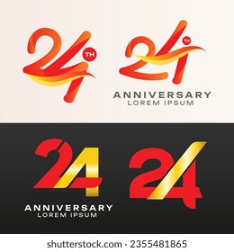 Free vector 24 logo template collection	