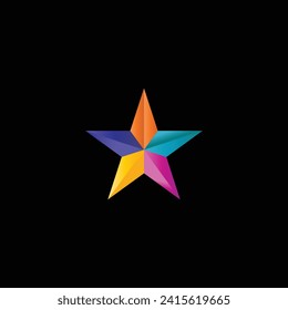 Free vector 3d metal star isolated