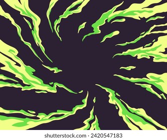 free vector, abstract background circle of potion