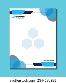 Free vector abstract green circular annual report template