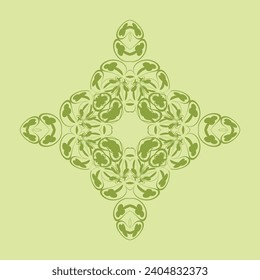 Free vector abstract organic pattern design background