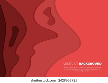 Free vector abstract paper cut banner template backgrounds paper cut shapes template for banner